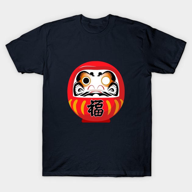 Lucky Daruma T-Shirt by hyoukart